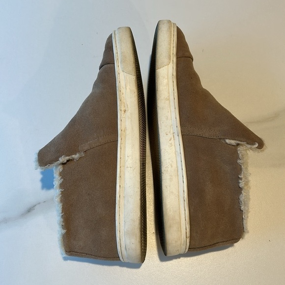 Lucky Brand Short Sherpa Suede Boot Sneaker - Picture 4 of 5
